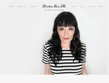 Tablet Screenshot of christineroseelle.com